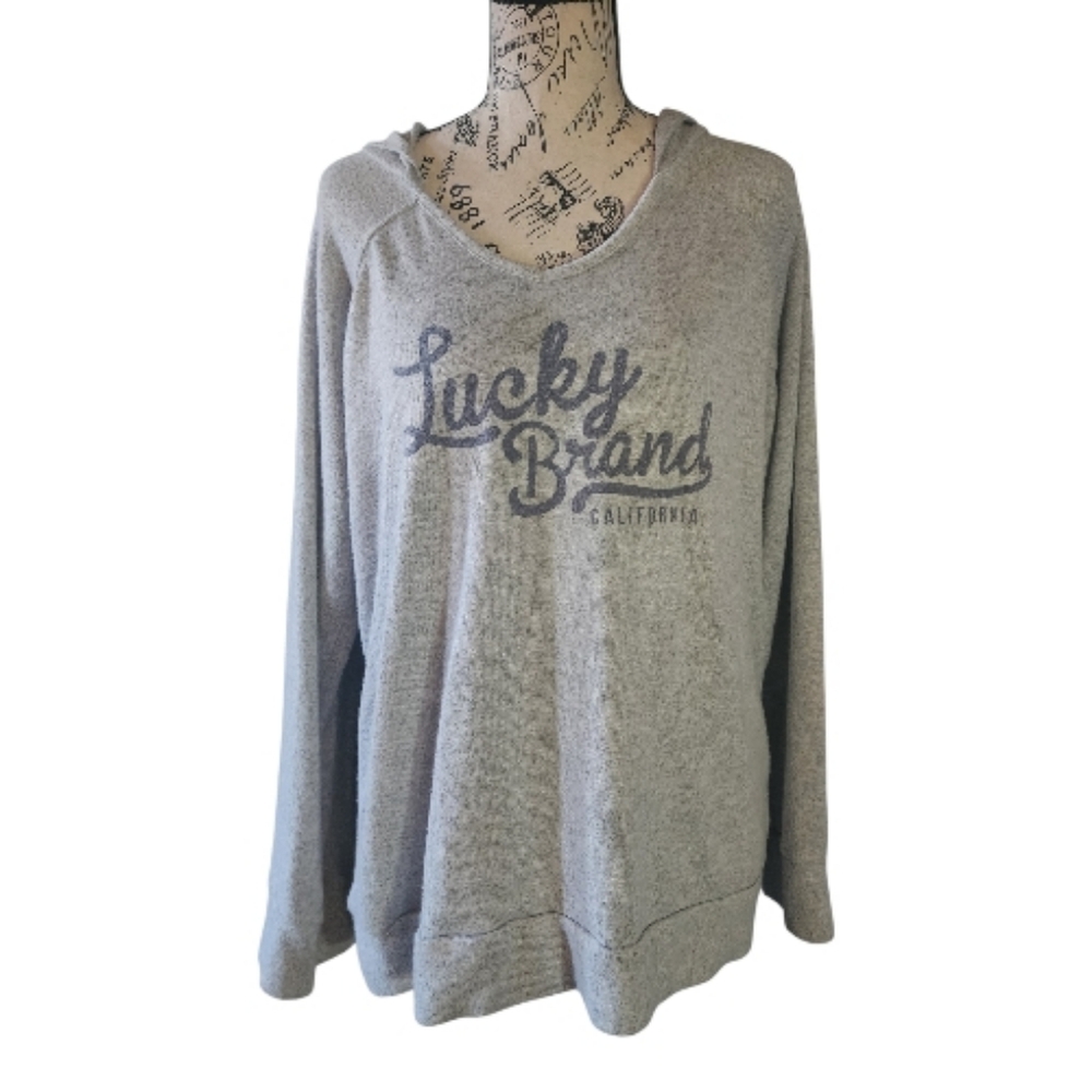 Lucky Brand California Graphic Hoodie, Size Large